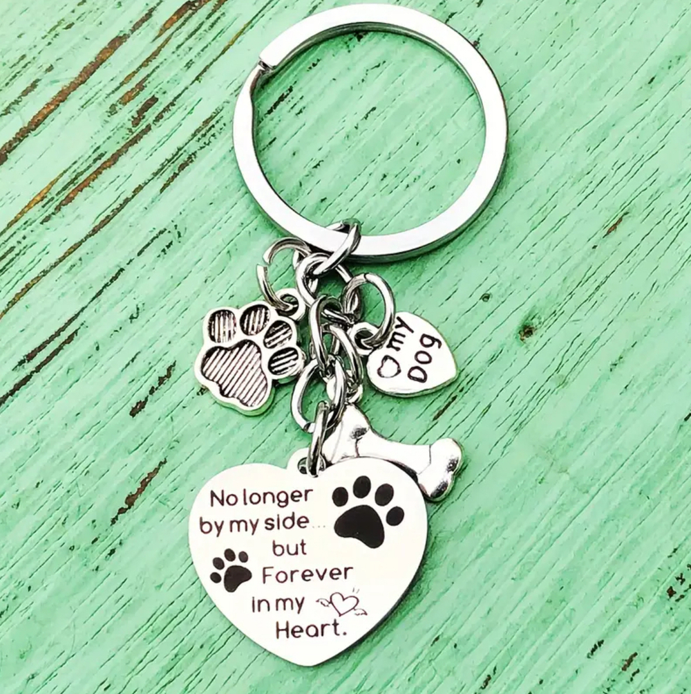 3/$25 No Longer By My Side But Forever In My Heart I Love My Stainless Keychain